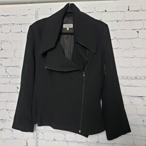 Ivan Grundahl Copenhagen designer Black Jacket Blazer Asymmetrical zippers NWT